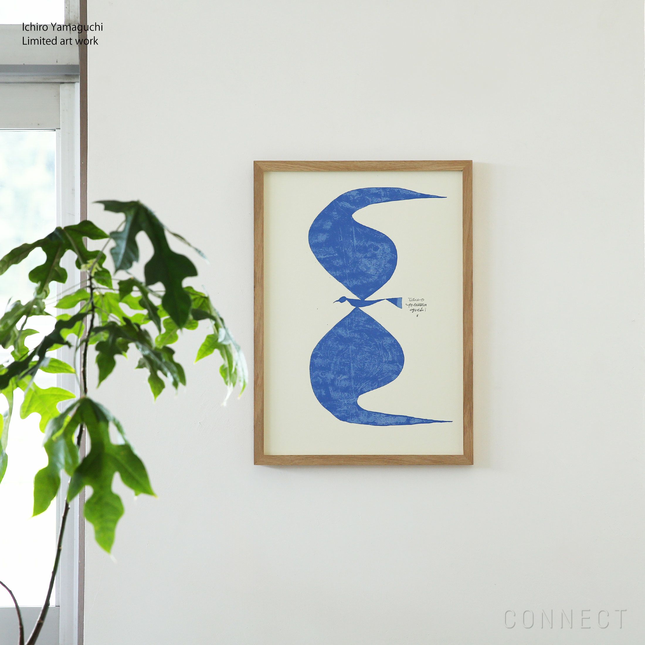 山口一郎 / Giclee（ジクレー印刷）「青い鳥」 / Mサイズ / アートポスター
