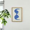 山口一郎 / Giclee（ジクレー印刷）「青い鳥」 / Mサイズ / アートポスター