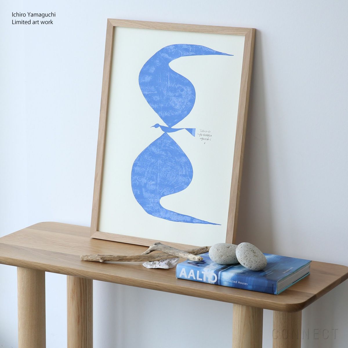 山口一郎 / Giclee（ジクレー印刷）「青い鳥」 / Mサイズ / アートポスター