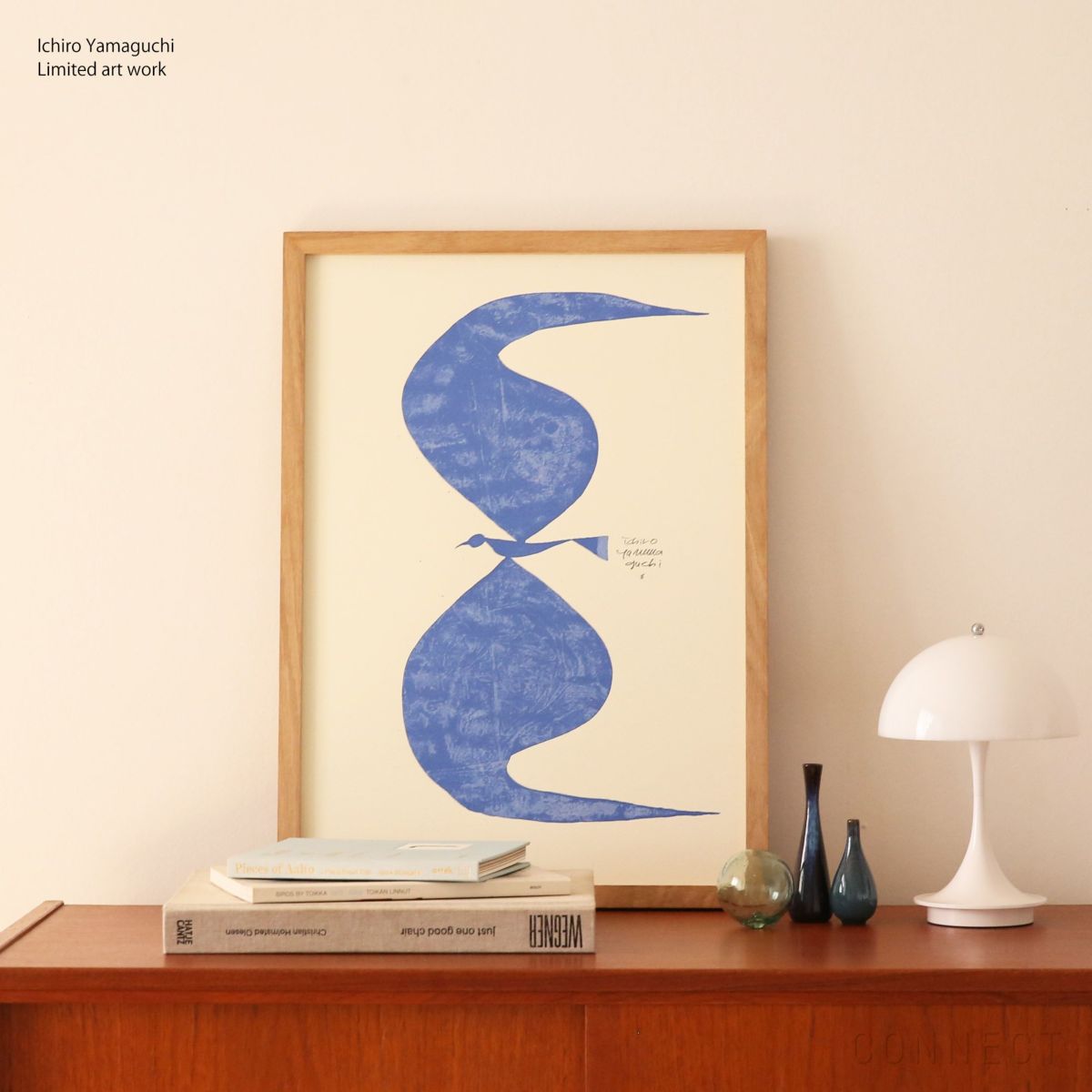 山口一郎 / Giclee（ジクレー印刷）「青い鳥」 / Mサイズ / アートポスター