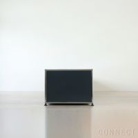 USMハラー（ユーエスエムハラー） / TV Board（テレビボード） / W3023×D523×H390mm / ドロップダウンドア×2 ガラスドア×2（ディバイダーシェルフ×2） / アントラサイト