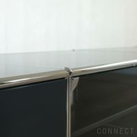 USMハラー（ユーエスエムハラー） / TV Board（テレビボード） / W3023×D523×H390mm / ドロップダウンドア×2 ガラスドア×2（ディバイダーシェルフ×2） / アントラサイト