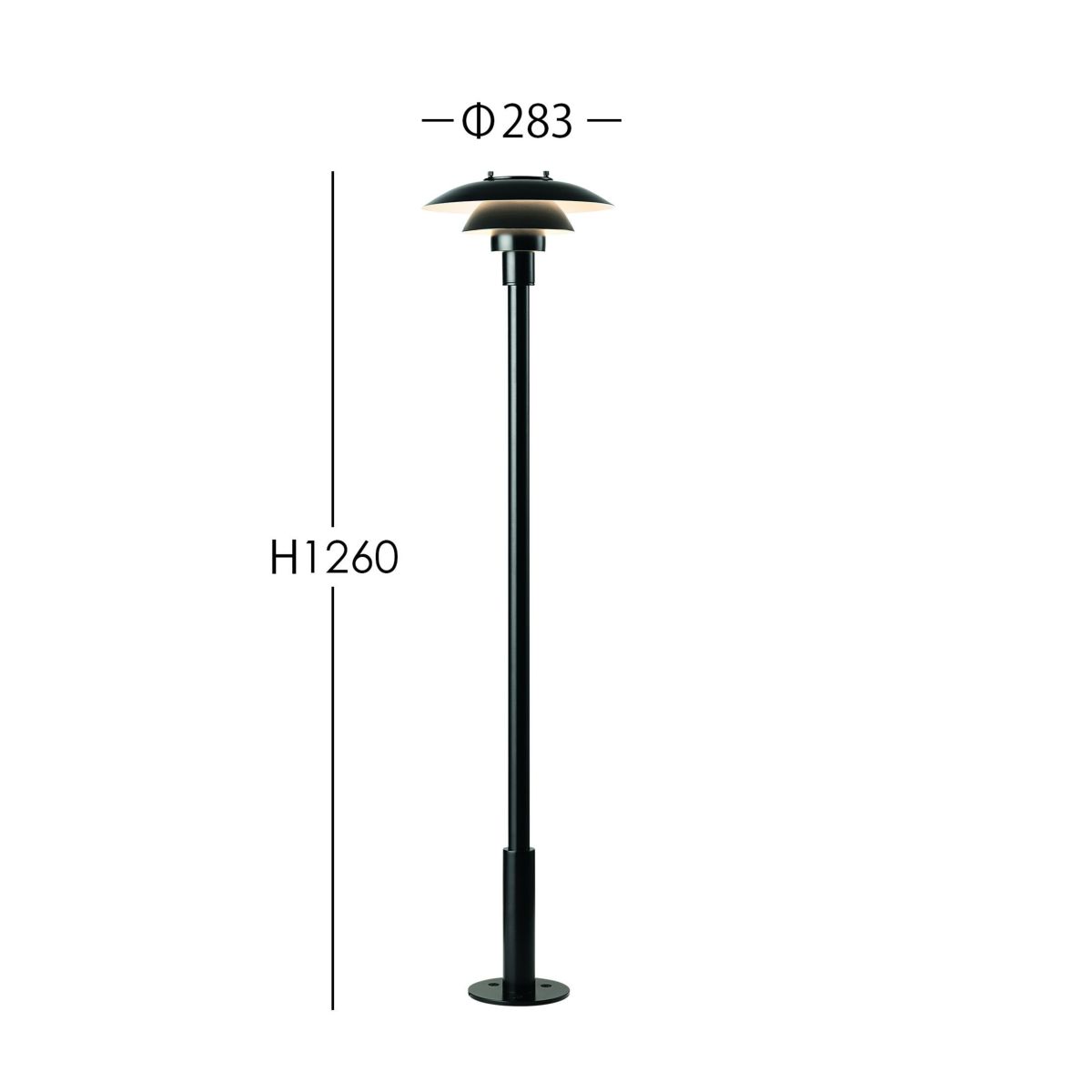 Louis Poulsen（ルイスポールセン） / PH 3-2 1/2 Bollard（PH 3-2 1/2 ボラード） / 1260 / 庭園灯