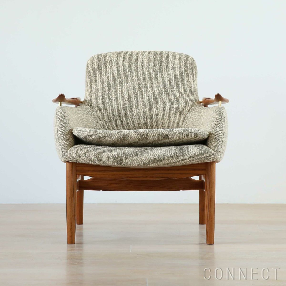 HOUSE OF FINN JUHL（ハウス・オブ・フィンユール） / 53 CHAIR W/ CUSHION / チーク材・オイル仕上げ / Moss 0020（モス） / ラウンジチェア