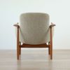 HOUSE OF FINN JUHL（ハウス・オブ・フィンユール） / 53 CHAIR W/ CUSHION / チーク材・オイル仕上げ / Moss 0020（モス） / ラウンジチェア