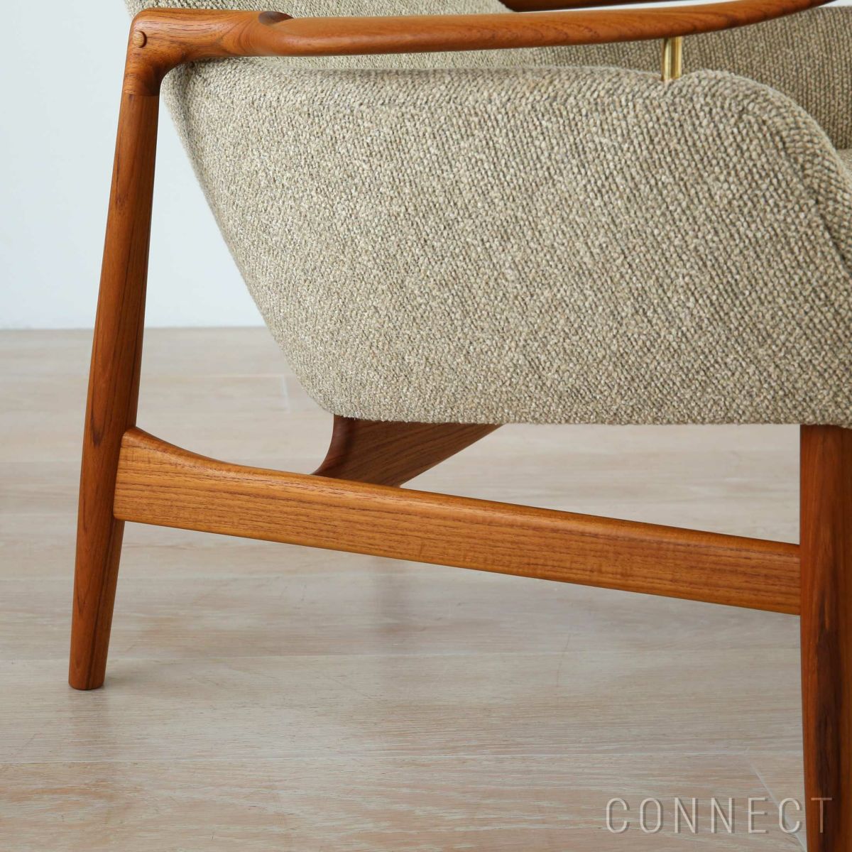 HOUSE OF FINN JUHL（ハウス・オブ・フィンユール） / 53 CHAIR W/ CUSHION / チーク材・オイル仕上げ / Moss 0020（モス） / ラウンジチェア