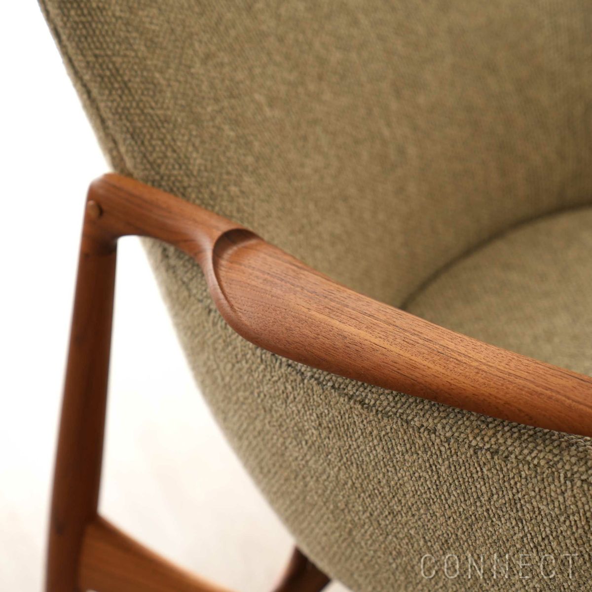 HOUSE OF FINN JUHL（ハウス・オブ・フィンユール） / 53 CHAIR W/ CUSHION / チーク材・オイル仕上げ / Moss 0020（モス） / ラウンジチェア