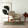 HOUSE OF FINN JUHL（ハウス・オブ・フィンユール） / 53 CHAIR W/ CUSHION / チーク材・オイル仕上げ / Moss 0020（モス） / ラウンジチェア