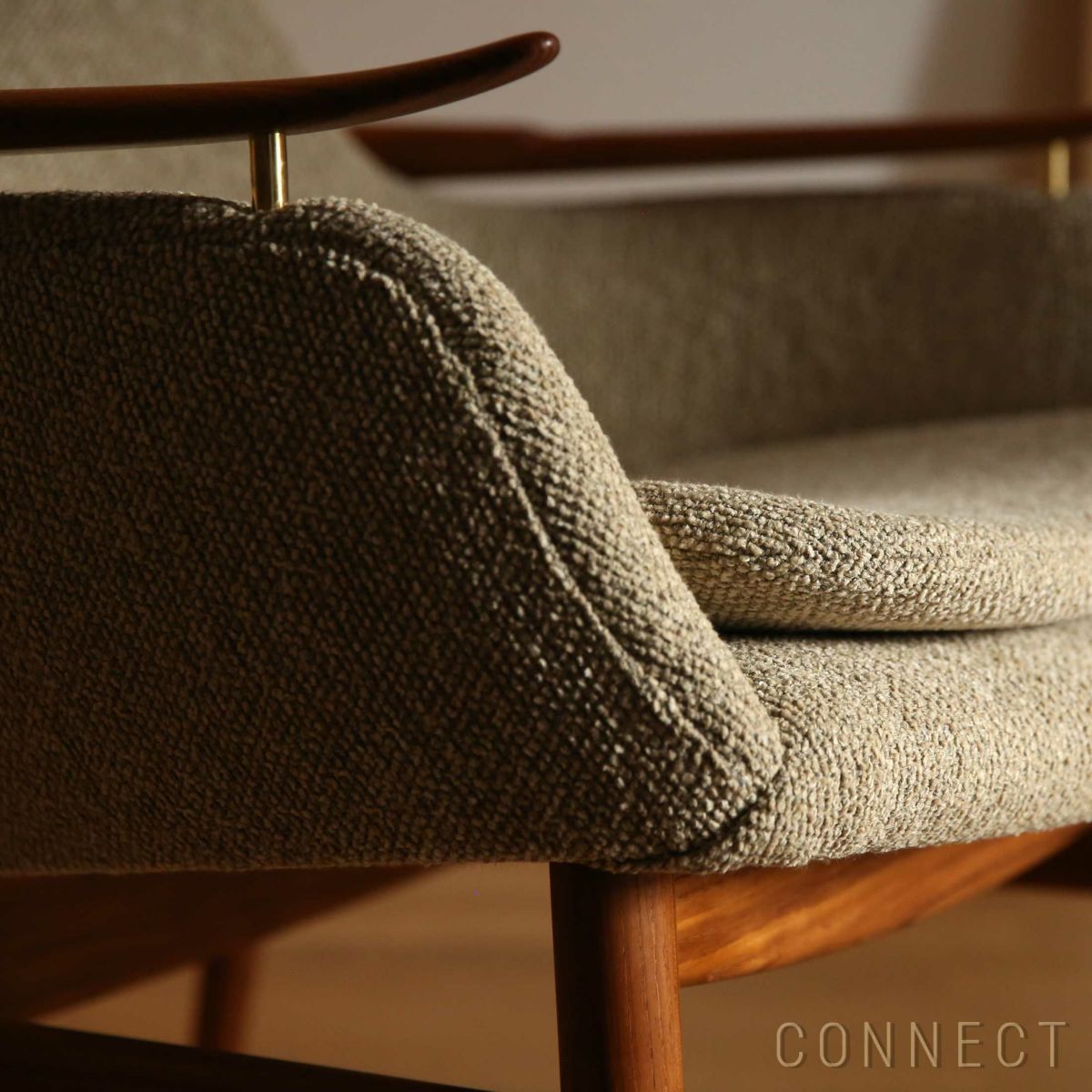 HOUSE OF FINN JUHL（ハウス・オブ・フィンユール） / 53 CHAIR W/ CUSHION / チーク材・オイル仕上げ / Moss 0020（モス） / ラウンジチェア