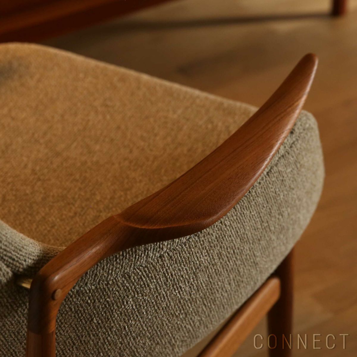 HOUSE OF FINN JUHL（ハウス・オブ・フィンユール） / 53 CHAIR W/ CUSHION / チーク材・オイル仕上げ / Moss 0020（モス） / ラウンジチェア