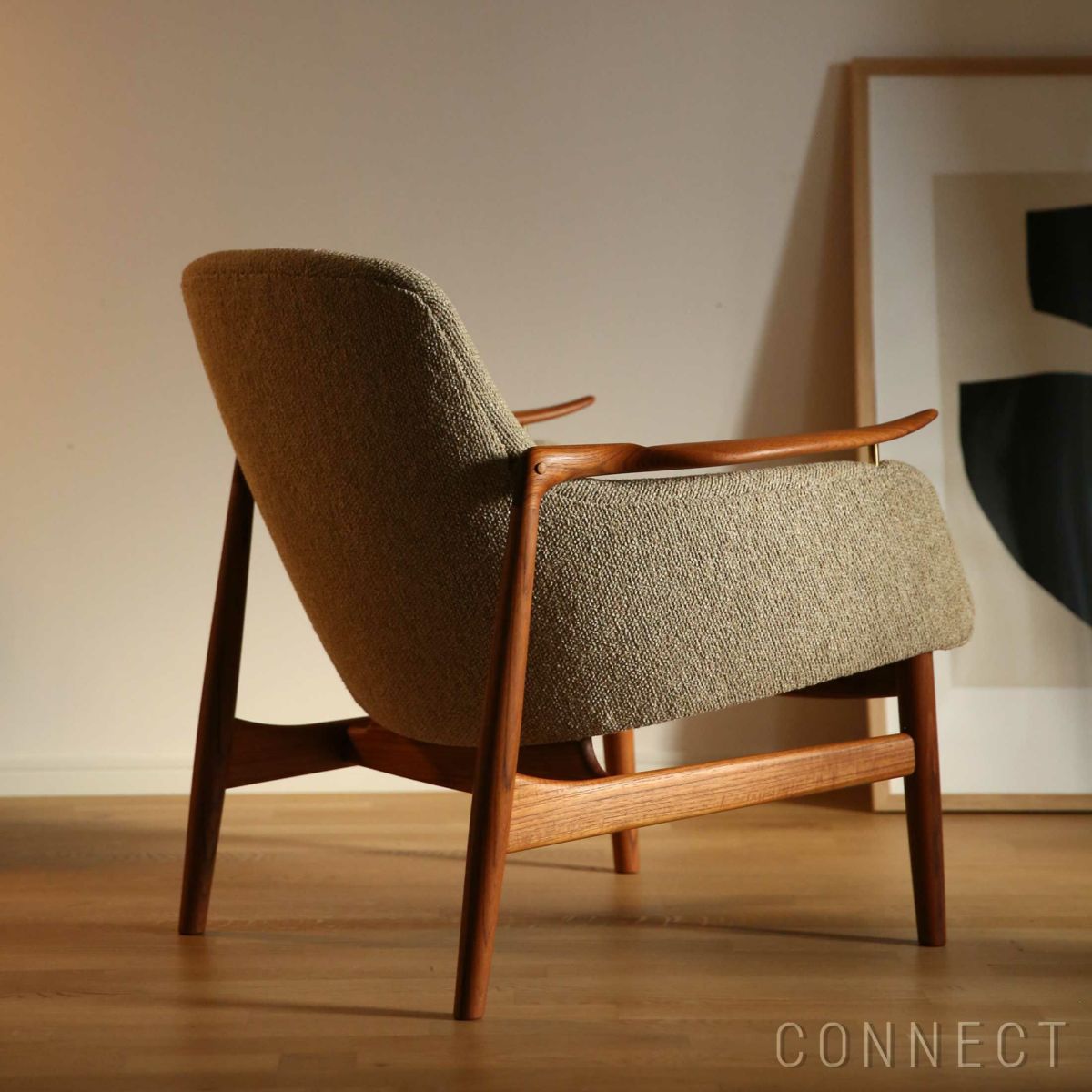 HOUSE OF FINN JUHL（ハウス・オブ・フィンユール） / 53 CHAIR W/ CUSHION / チーク材・オイル仕上げ / Moss 0020（モス） / ラウンジチェア