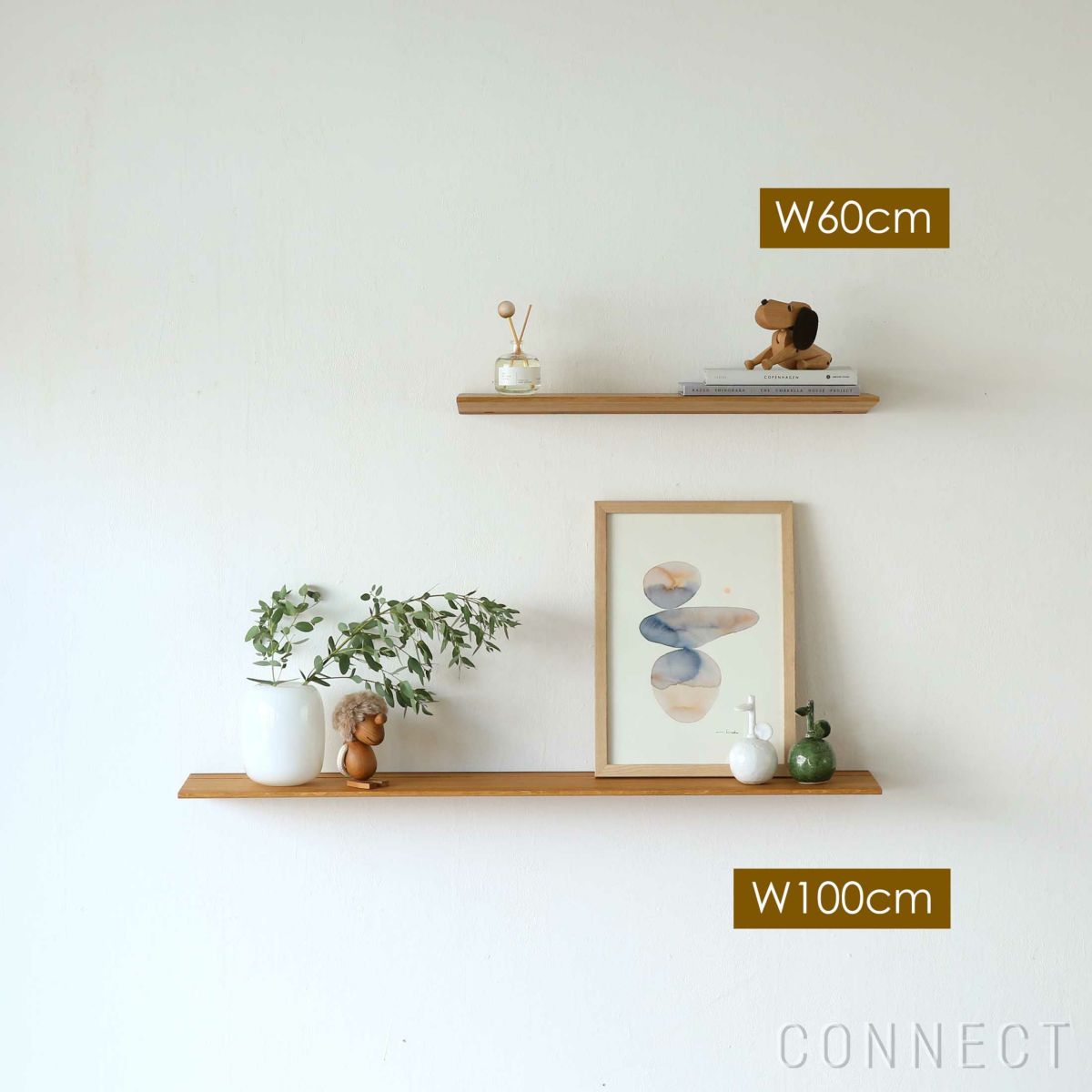 CARL HANSEN & SON （カール・ハンセン＆サン） / FB001S Tsugi シェルフ（ツギシェルフ）ショート W60cm / チーク材・オーク材・オイル仕上げ / シェルフ