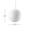 Herman Miller（ハーマンミラー） / NELSON BALL BUBBLE PENDANT SMALL（ネルソン ボール バブル ペンダント スモール） / φ325mm / ペンダントライト《LED電球プレゼント》