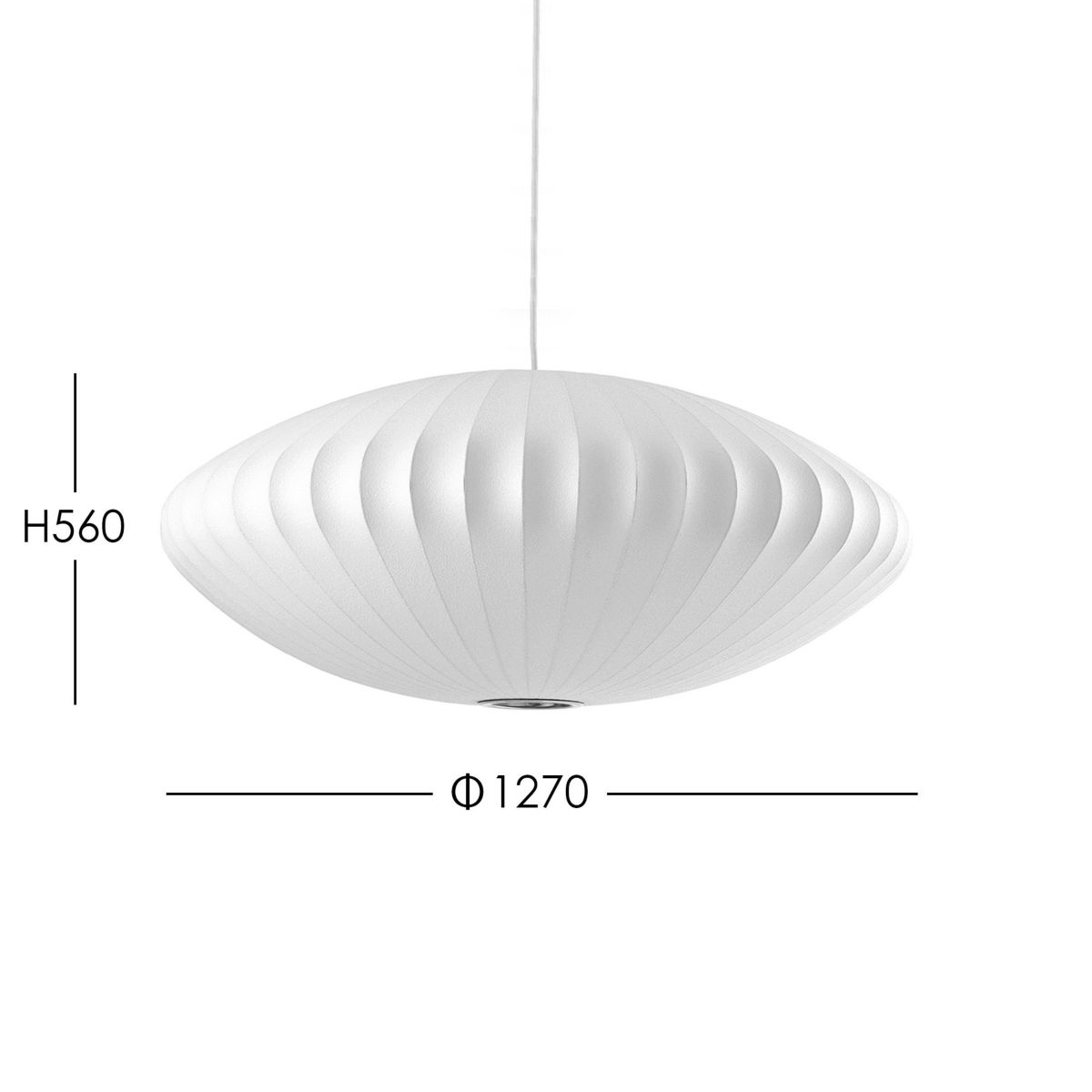 Herman Miller（ハーマンミラー） / NELSON SAUCER BUBBLE PENDANT X-LARGE（ネルソン ソーサー バブル ペンダント エクストララージ） / φ1270mm / ペンダントライト【要電気工事】《LED電球プレゼント》