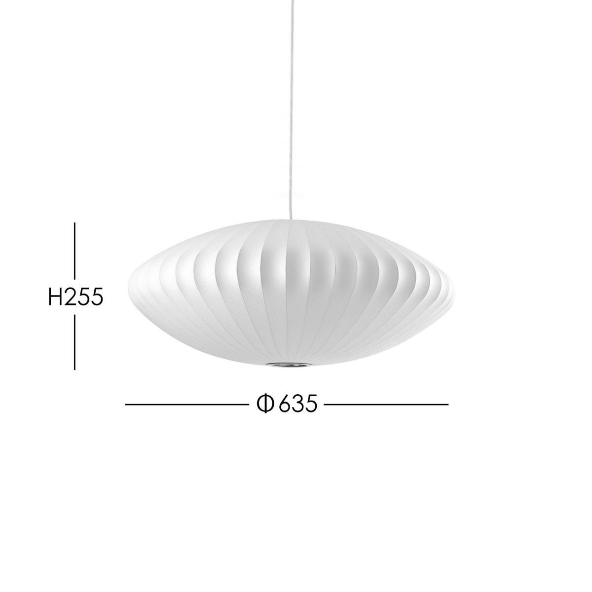 Herman Miller（ハーマンミラー） / NELSON SAUCER BUBBLE PENDANT MEDIUM（ネルソン ソーサー バブル ペンダント ミディアム） / φ635mm / ペンダントライト 《LED電球プレゼント》