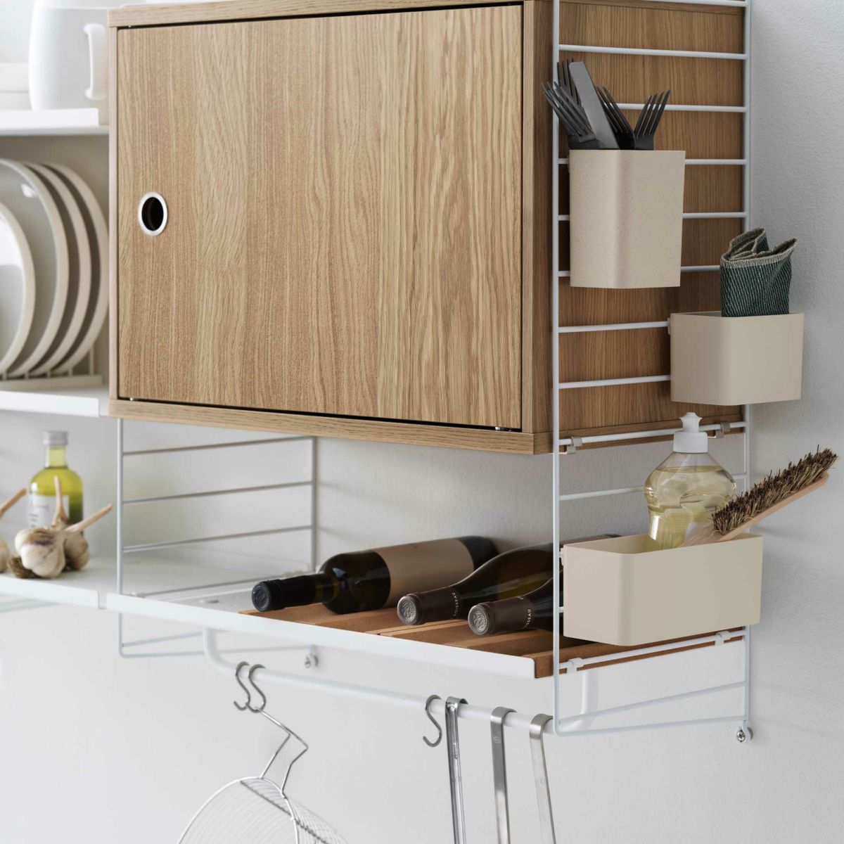 String Furniture（ストリング ファニチャー） / String System（ストリング システム） / オーガナイザー（ベージュ） / アクセサリーパーツ