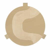 Artek（アルテック） ＋ Marimekko（マリメッコ） / STOOL 60 Seireeni（スツール60 セイレーニ） / バーチ材 / ナチュラルラッカー 《90周年 Anniversary editions》