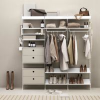 String Furniture（ストリング ファニチャー） / String System（ストリング システム） / メタルシェルフ用レール（ホワイト） / ミディアム W53cm / アクセサリーパーツ