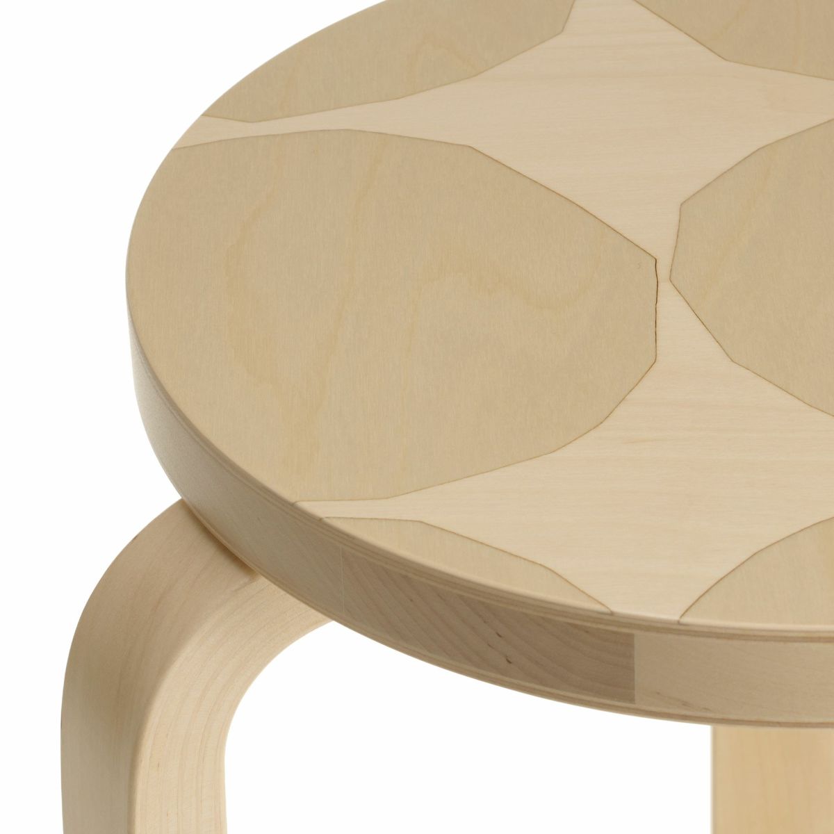 Artek（アルテック） ＋ Marimekko（マリメッコ） / STOOL 60 Kivet（スツール60 キヴェット） / バーチ材 / ナチュラルラッカー / スツール 《90周年 Anniversary editions》