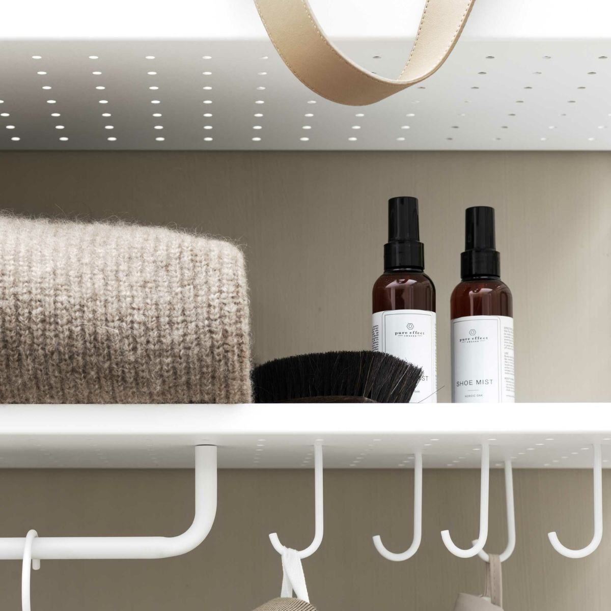 String Furniture（ストリング ファニチャー） / String System（ストリング システム） / メタルシェルフ ローエッジ（ホワイト） W78cm / アクセサリーパーツ