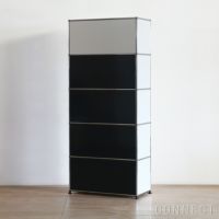 USMハラー（ユーエスエムハラー） / Cabinet（キャビネット） / W773×D373×H1790mm / ドロップダウンドア×4 / ピュアホワイト・アントラサイト