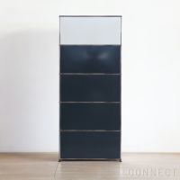USMハラー（ユーエスエムハラー） / Cabinet（キャビネット） / W773×D373×H1790mm / ドロップダウンドア×4 / ピュアホワイト・アントラサイト
