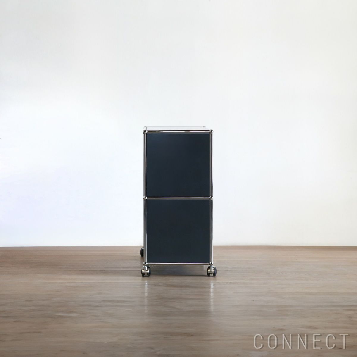 USMハラー（ユーエスエムハラー） / Lowboard（ローボード） / W773×D373×H780mm / ドロップダウンドア×2 ソフトキャスター×4（ロック機能なし×2 / ロック機能付き×2） / アントラサイト