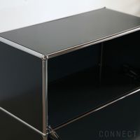 USMハラー（ユーエスエムハラー） / Lowboard（ローボード） / W773×D373×H780mm / ドロップダウンドア×2 ソフトキャスター×4（ロック機能なし×2 / ロック機能付き×2） / アントラサイト