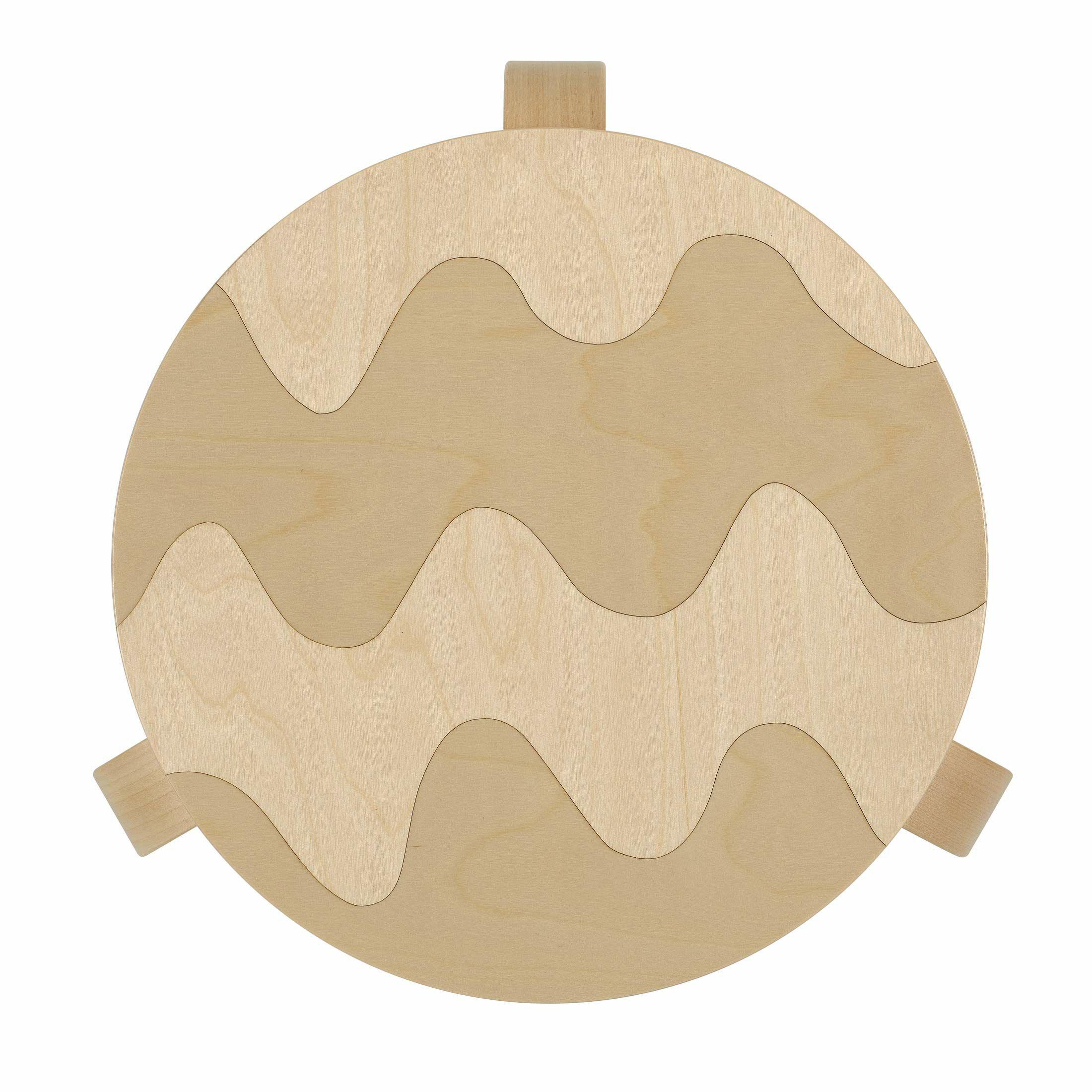 Artek（アルテック） ＋ Marimekko（マリメッコ） / STOOL 60 Lokki（スツール60 ロッキ） / バーチ材 / ナチュラルラッカー 《90周年 Anniversary editions》