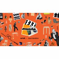 Artek（アルテック） ＋ Marimekko（マリメッコ） / BENCH 153B Seireeni（ベンチ 153B セイレーニ） / バーチ材 / ナチュラルラッカー 《90周年 Anniversary editions》