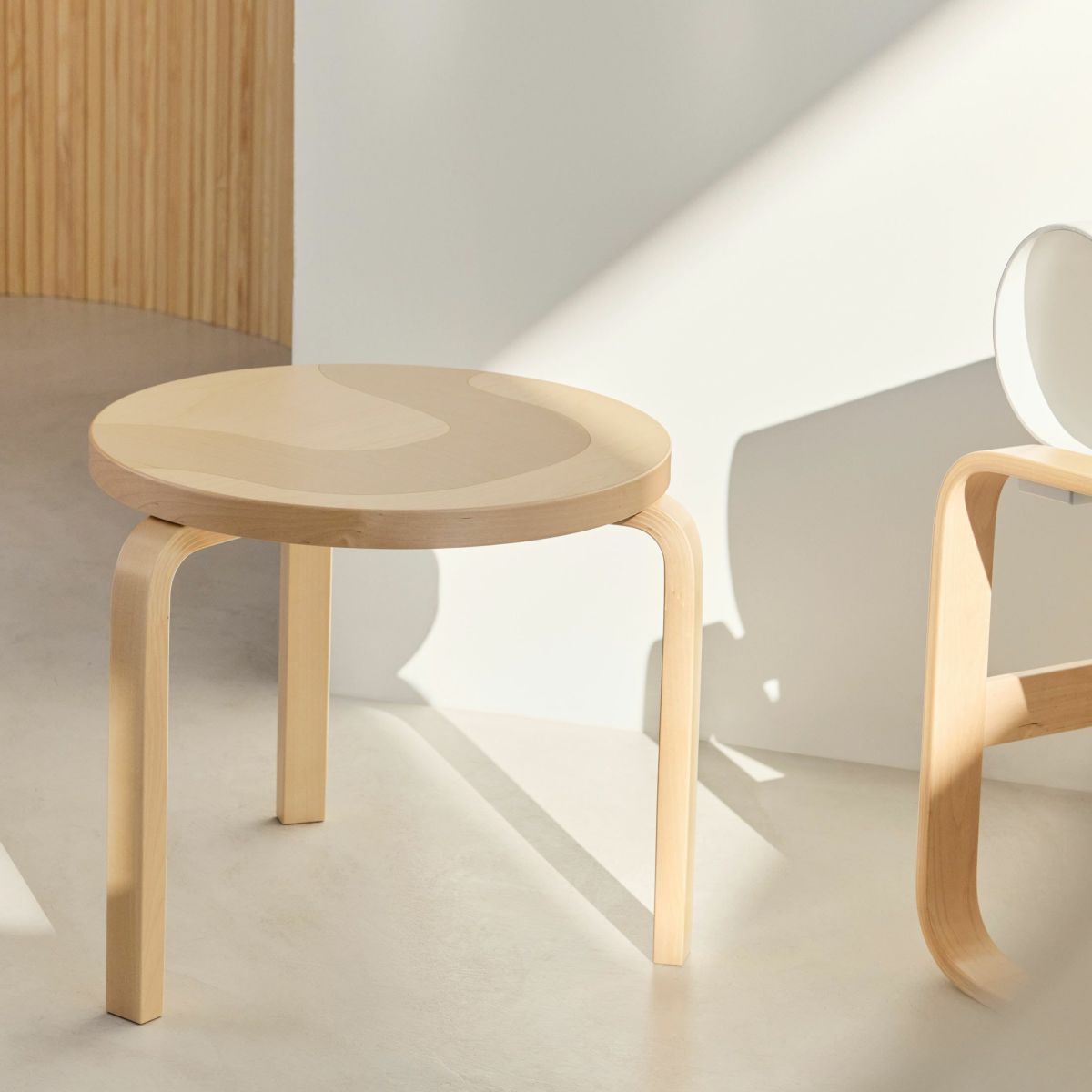 Artek（アルテック） ＋ Marimekko（マリメッコ） / TABLE 90D Seireeni（テーブル 90D セイレーニ） / バーチ材 / サイドテーブル 《90周年 Anniversary editions》