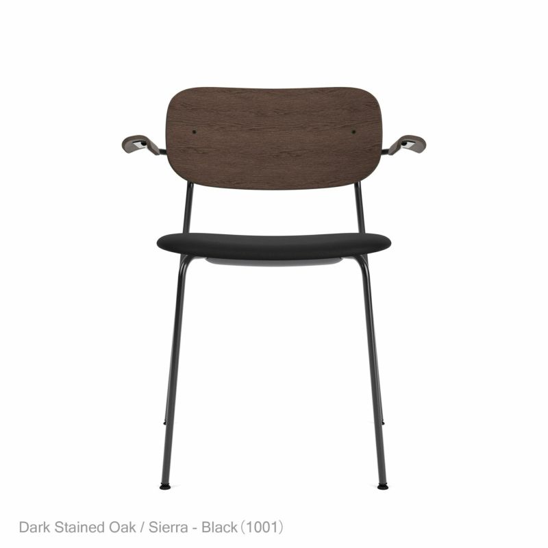 【アウトレット】CO DINING CHAIR（コ ダイニングチェア）/ アームチェア / Sierra（シエラ）1001 / ブラックベース