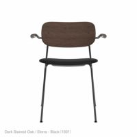 【アウトレット】CO DINING CHAIR（コ ダイニングチェア）/ アームチェア / Sierra（シエラ）1001 / ブラックベース