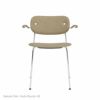 【アウトレット】CO DINING CHAIR（コ ダイニングチェア）/ アームチェア / Audo Boucle（オドー ブークレ）02 / クロームベース