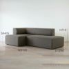 アウトレット】EAVE MODULAR SOFA（イーブ モジュラーソファ） 86 / 2シーター / CONFIGURATION 7 （左アーム付き） / Barnum Boucle（バーナム ブークレ） 10
