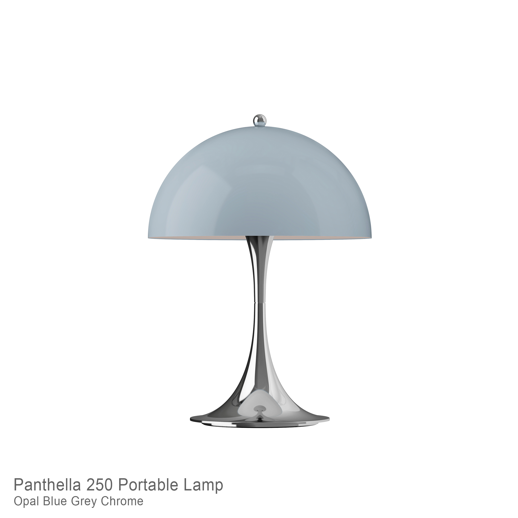 Louis Poulsen（ルイスポールセン） / Panthella 250 Portable（パンテラ 250 ポータブル） / オパール×クローム / 全2色 / テーブルランプ