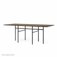 【アウトレット】Audo Copenhagen（オドー・コペンハーゲン） / SNAREGADE DINING TABLE（スネアゲイド ダイニングテーブル） / 長方形 / W200cm / ダークステインドオーク