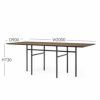 【アウトレット】Audo Copenhagen（オドー・コペンハーゲン） / SNAREGADE DINING TABLE（スネアゲイド ダイニングテーブル） / 長方形 / W200cm / ダークステインドオーク