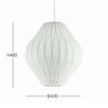 Herman Miller（ハーマンミラー） / NELSON CRISSCROSS BUBBLE PENDANT PEAR（ネルソン クリスクロス バブル ペンダント ペア）  / ペンダントライト 《LED電球プレゼント》