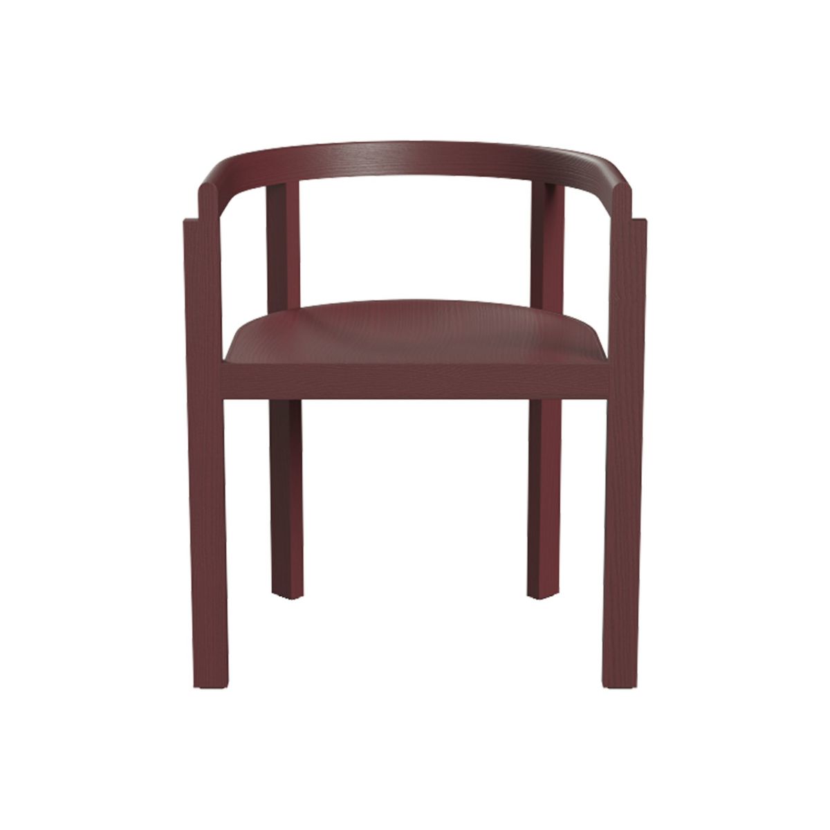 FRITZ HANSEN / AFTER（アフター） / MA100 / バーガンディ（無垢材・カラードアッシュ） / ダイニングチェア
