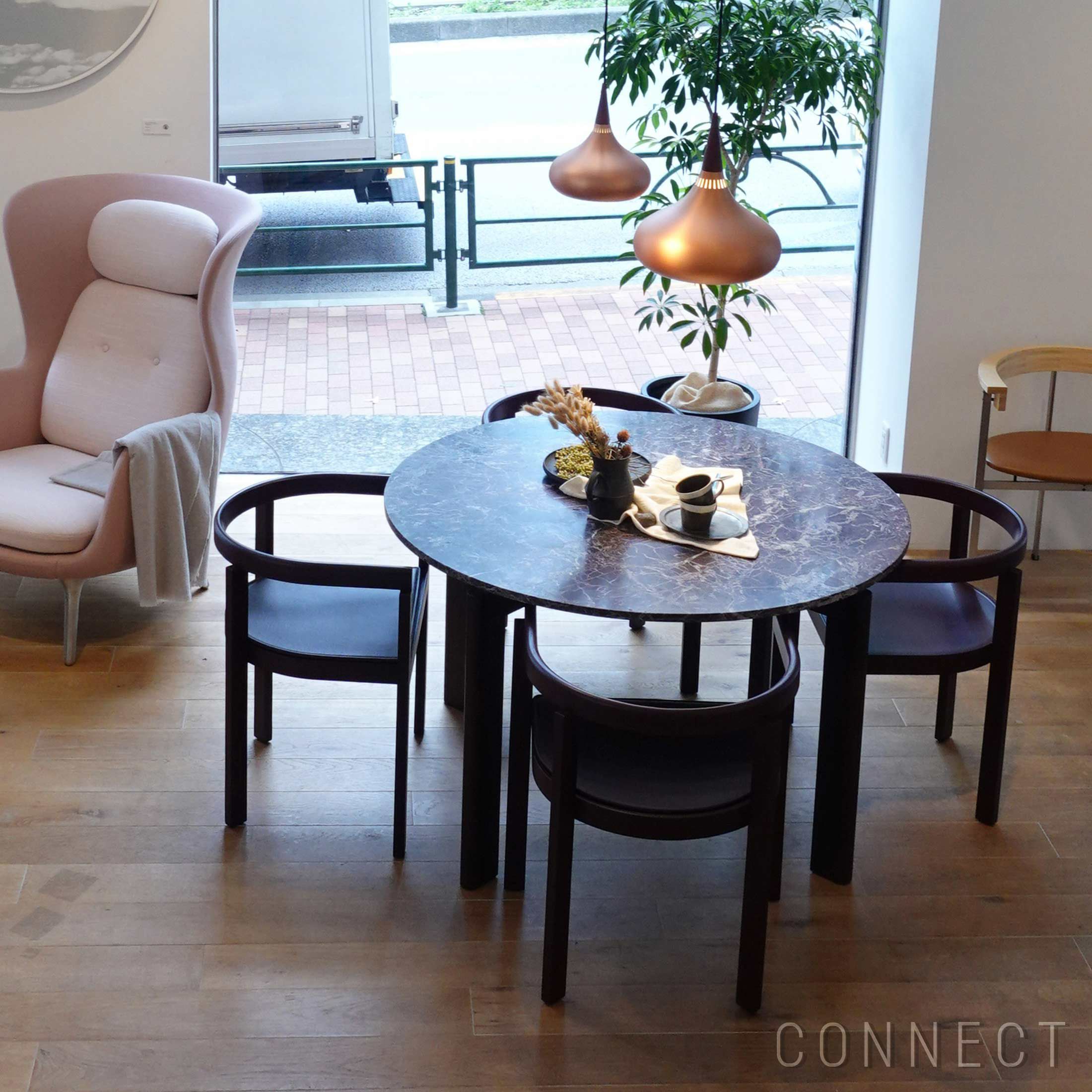 FRITZ HANSEN / AFTER（アフター） / MA100 / バーガンディ（無垢材・カラードアッシュ） / ダイニングチェア