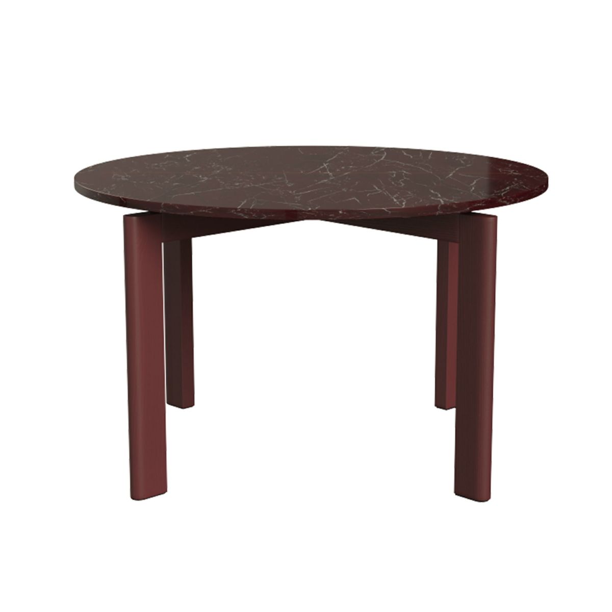 FRITZ HANSEN / AFTER（アフター） / MA400 / バーガンディ（大理石・マットポリッシュ） / φ120cm / ダイニングテーブル