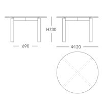 FRITZ HANSEN / AFTER（アフター） / ダイニングセット（チェア4脚＋テーブル） / アッシュ（無垢材・オイル仕上げ）《シートクッション4個プレゼント》