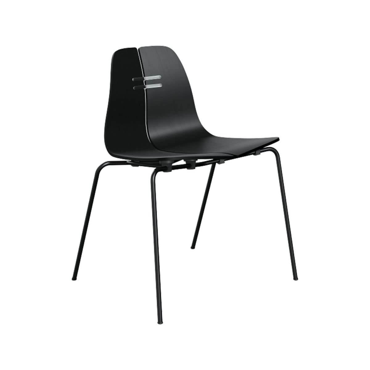 FRITZ HANSEN / PK3（ピーケー3） / ブラック / ブラック粉体塗装仕上げスチール / チェア