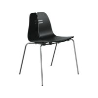 FRITZ HANSEN / PK3（ピーケー3） / ブラック / スチールベース（クローム仕上げ） / チェア