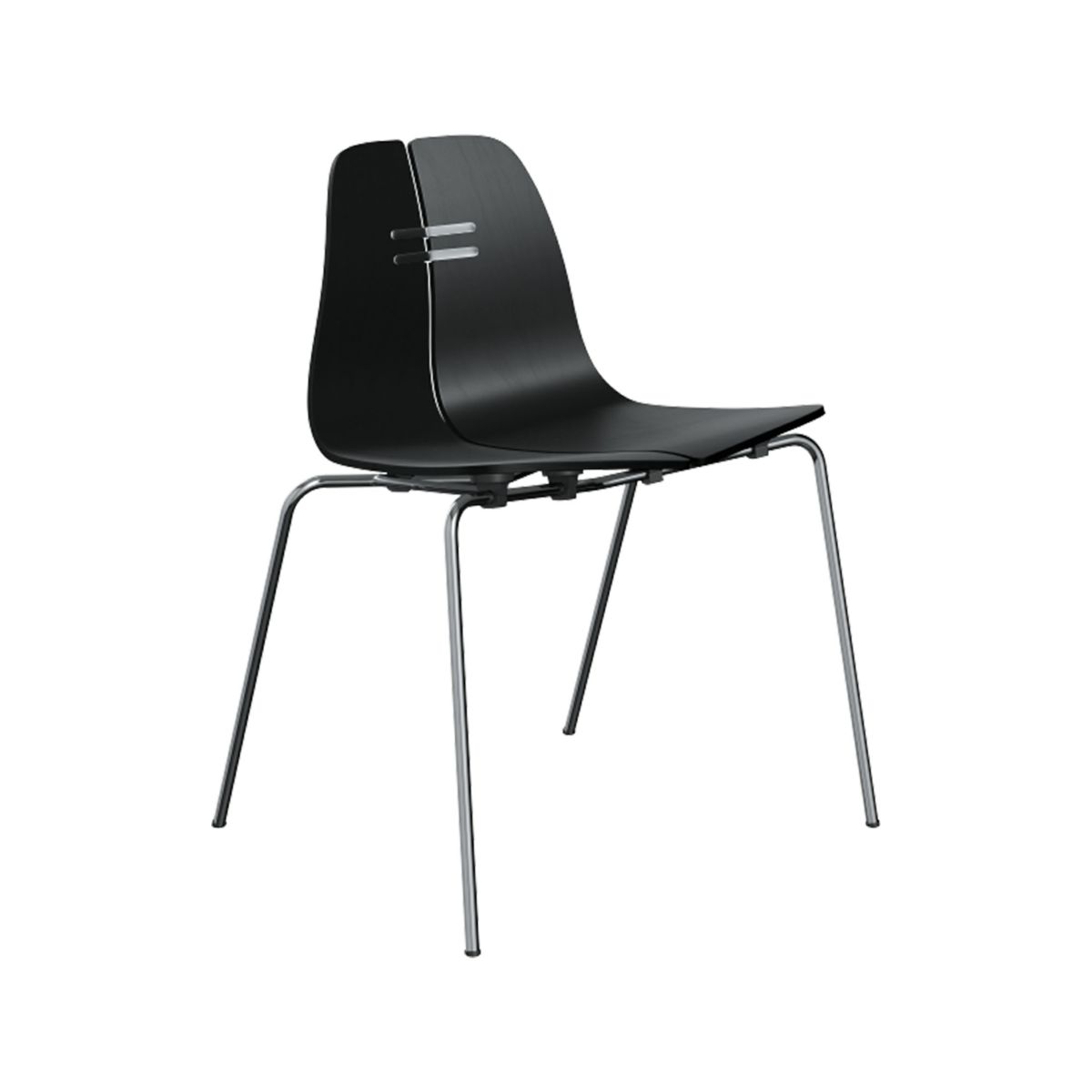 FRITZ HANSEN / PK3（ピーケー3） / ブラック / スチールベース（クローム仕上げ） / チェア