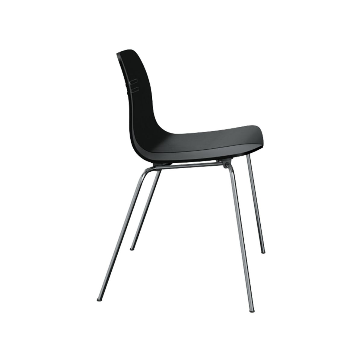 FRITZ HANSEN / PK3（ピーケー3） / ブラック / スチールベース（クローム仕上げ） / チェア