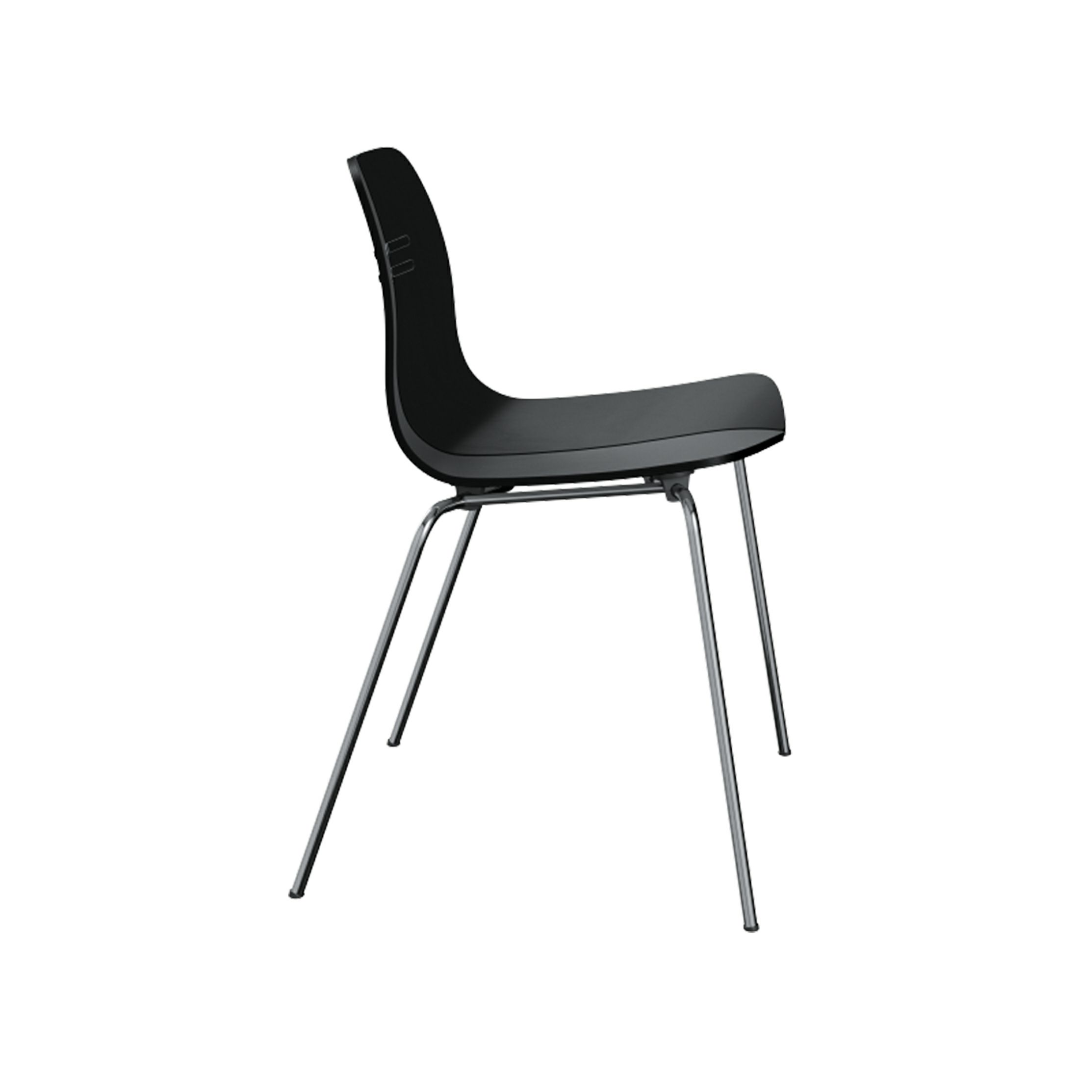 FRITZ HANSEN / PK3（ピーケー3） / ブラック / スチールベース（クローム仕上げ） / チェア