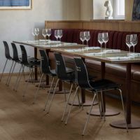 FRITZ HANSEN / PK3（ピーケー3） / ブラック / スチールベース（クローム仕上げ） / チェア