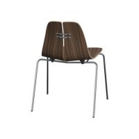 FRITZ HANSEN / PK3（ピーケー3） / ウォルナット / スチールベース（クローム仕上げ） / チェア